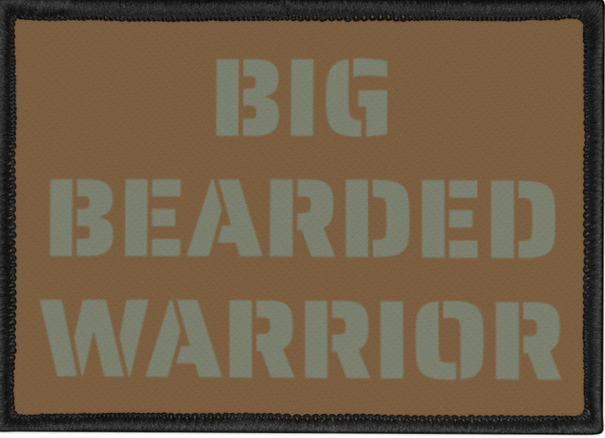 Big Bearded Warrior Morale Patch